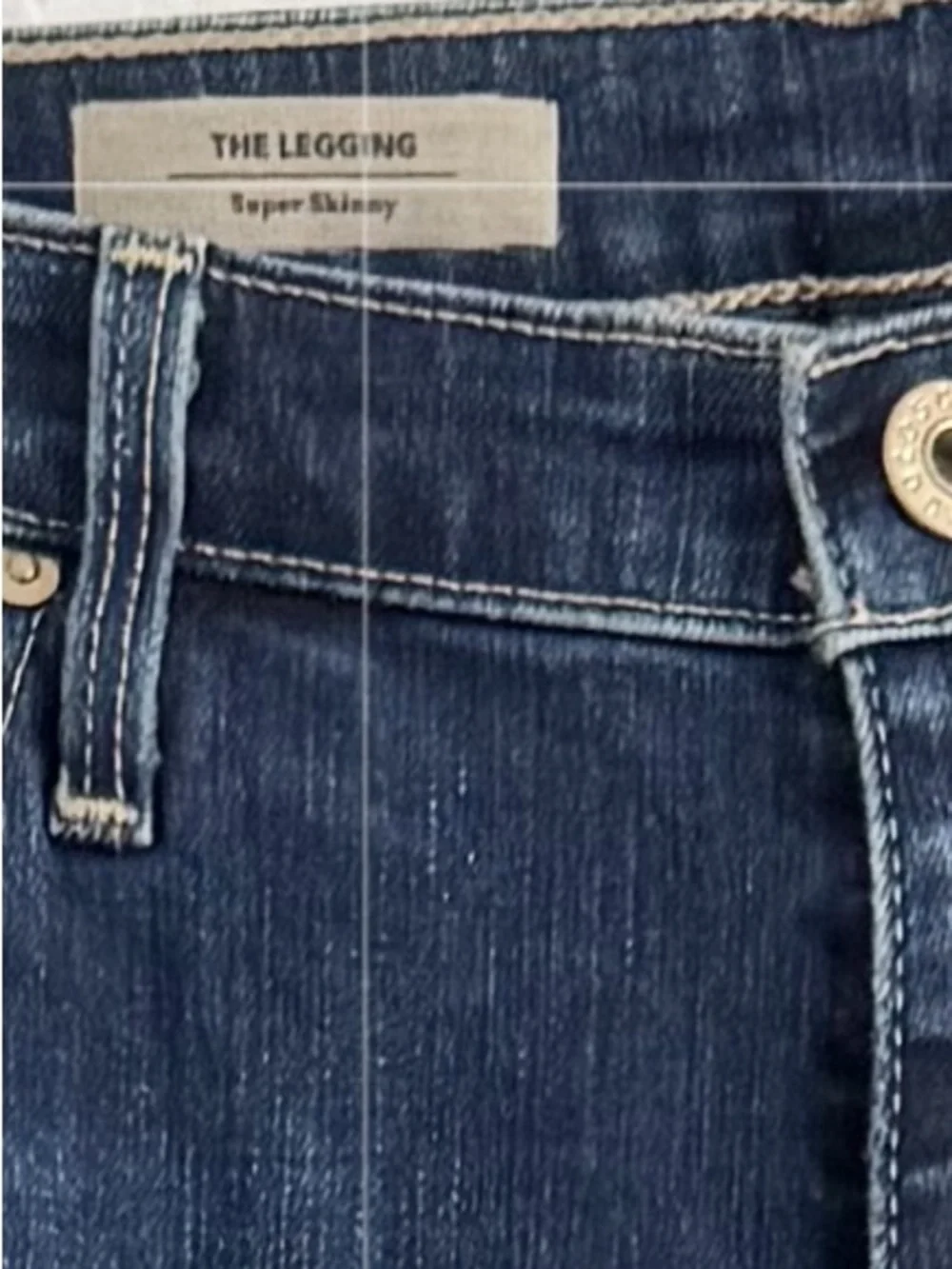 AG ADRIANO GOLDSCHMIED THE LEGGING SUPER SKINNY DARK WASH JEANS 31R